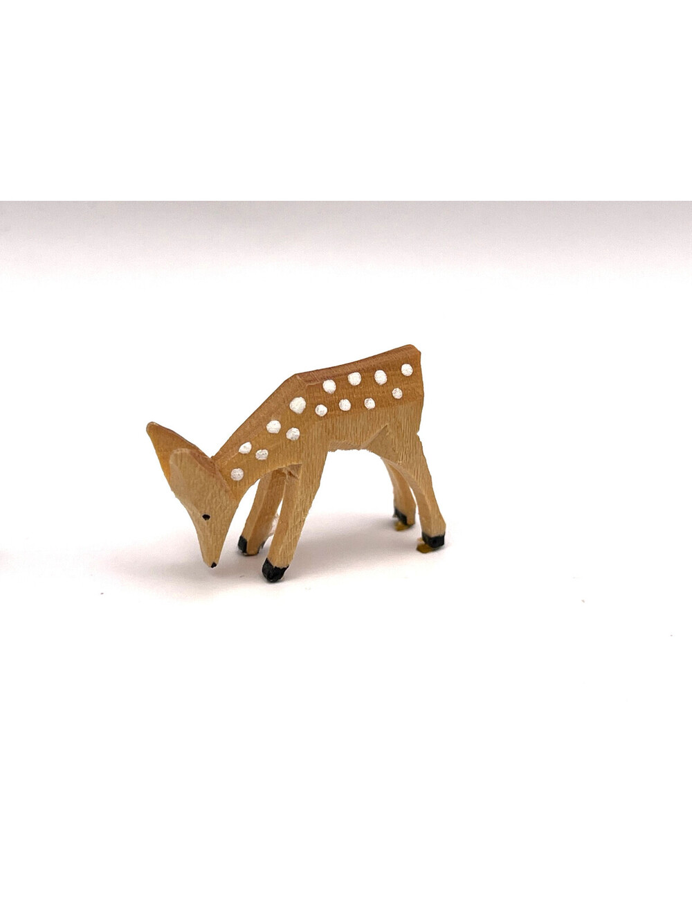 Mini Deer Fawn Figure Dollhouse Woodland Animal Accessory Collectible